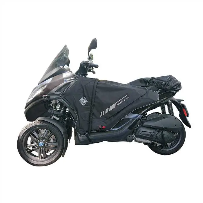 Tablier couvre jambe tucano pour piaggio 300 MP3 hpe 2018+ (R207PRO-X) (termoscud pro 4 season) (systeme anti-flottement sgas)