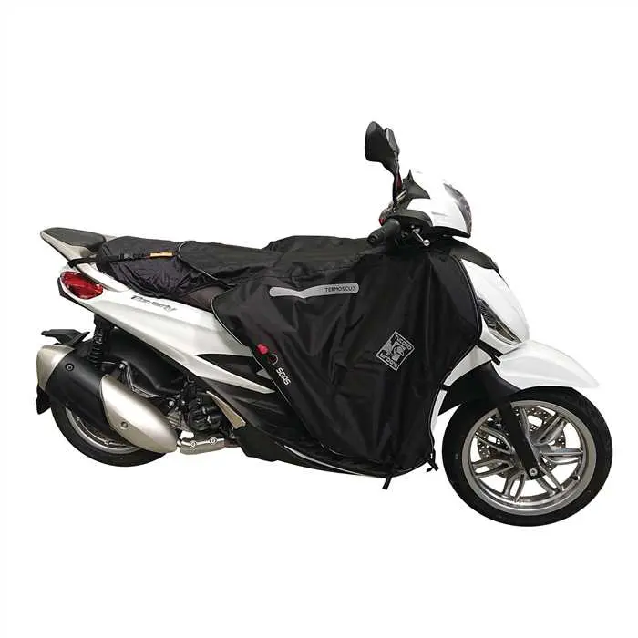 Beinschild Tucano für Piaggio 300-400 Beverly 2021+ (R224-X) (Termoscud) (Anti-Flattern-System S.G.A.S)