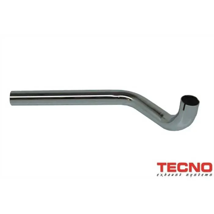 Curve Hercules 28 mm L chrome - Système d'échappement