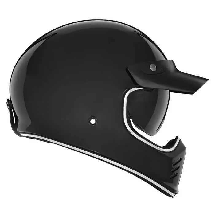 Nox Seventy II helm hoogglans zwart