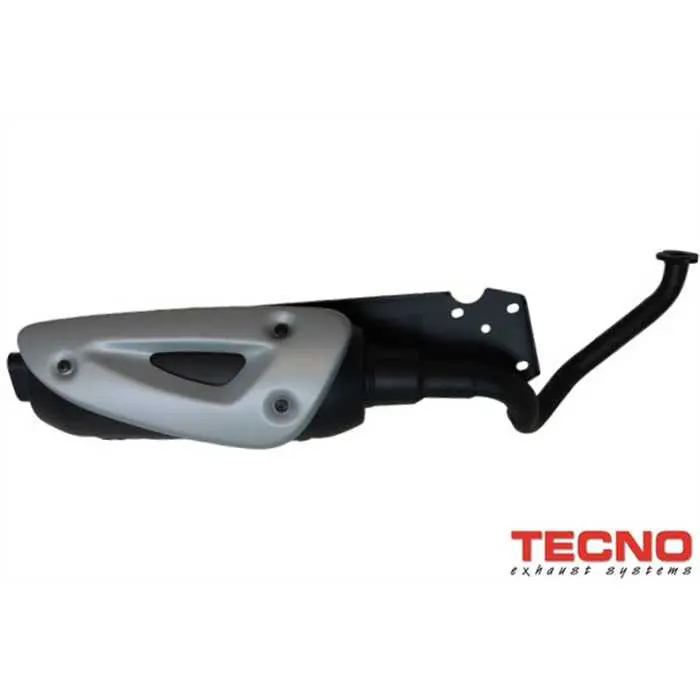 Silencieux Tecno Fox2003 standard droit noir