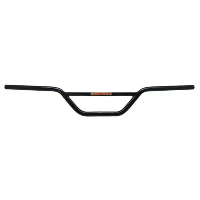 Guidon motocross supermotard carré noir universel