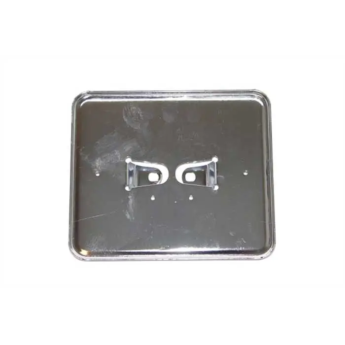 Support plaque d'immatriculation couché métal acier inoxydable