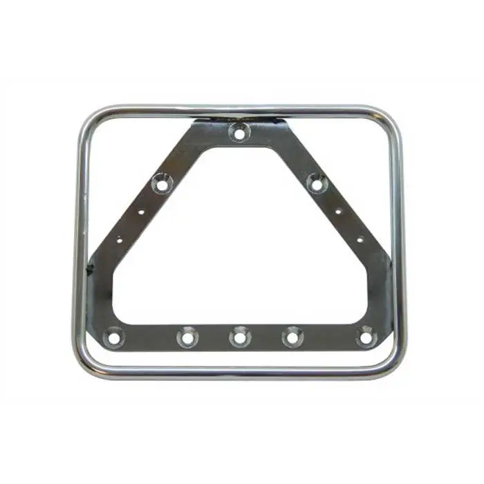 Support plaque d'immatriculation chrome classic