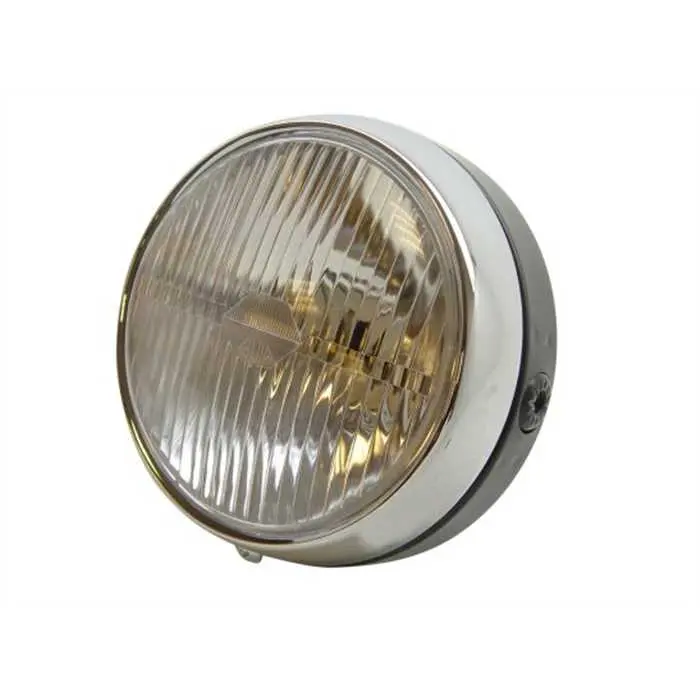 Phare Guia autour 145 mm noir/chrome cyclomoteur