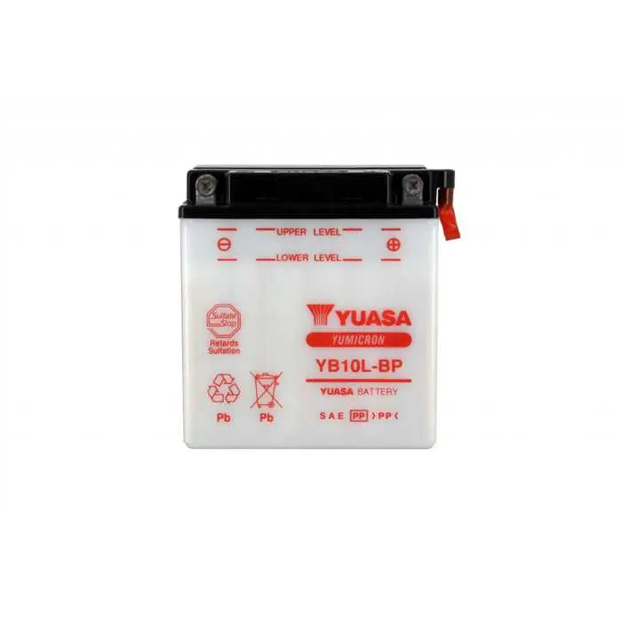 Batterie 12V 11 ah YB10L-B Yuasa yumicron conventionnelle avec entretien (lg135xl90xh145mm)