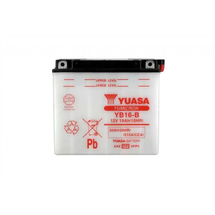 12V 19 ah بیٹری YB16-B یواسا یومائیکرن روایتی دیکھ بھال کے ساتھ (lg175xl100xh155mm)
