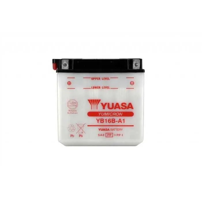 Motorradbatterie Yuasa YB16B-A 12V 16Ah