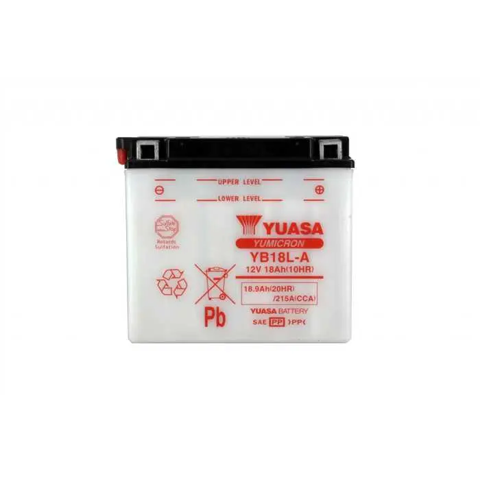 12V 18 Ah YB18L-A Yuasa yumicron konventionelle wartungsbedürftige Batterie (L180xB90xH162mm)