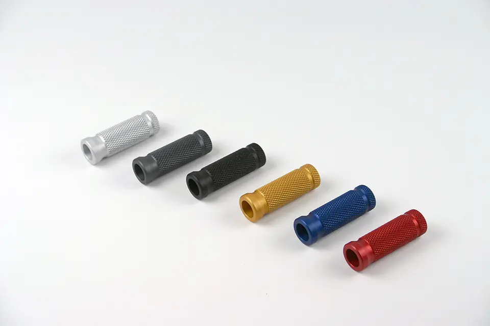 LSL レーシング フットレスト シルバー