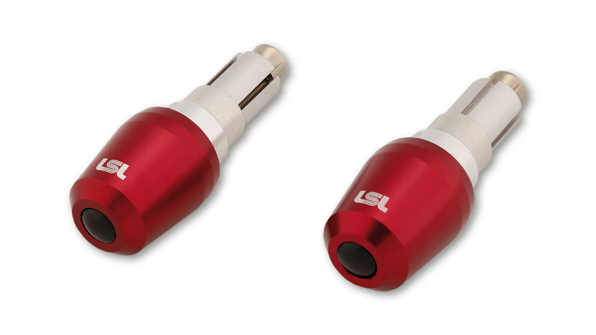 LSL Embouts de Guidon Coniques Rouges