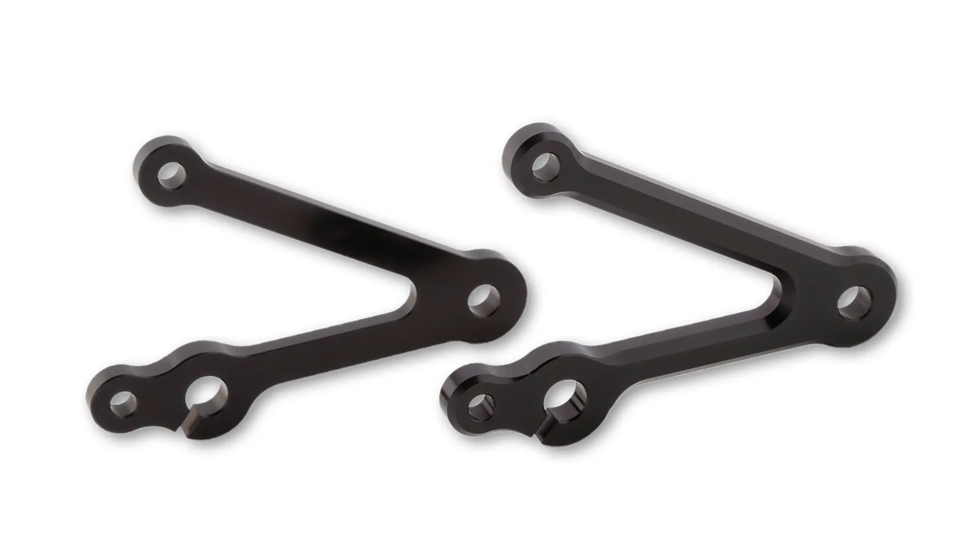 LSL Pattes de phare 87 mm avec support clignotants noir