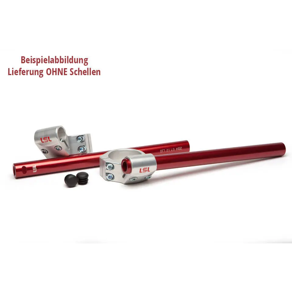 LSL 22mm جوڑی ریڈ ہینڈلبار ٹیوب