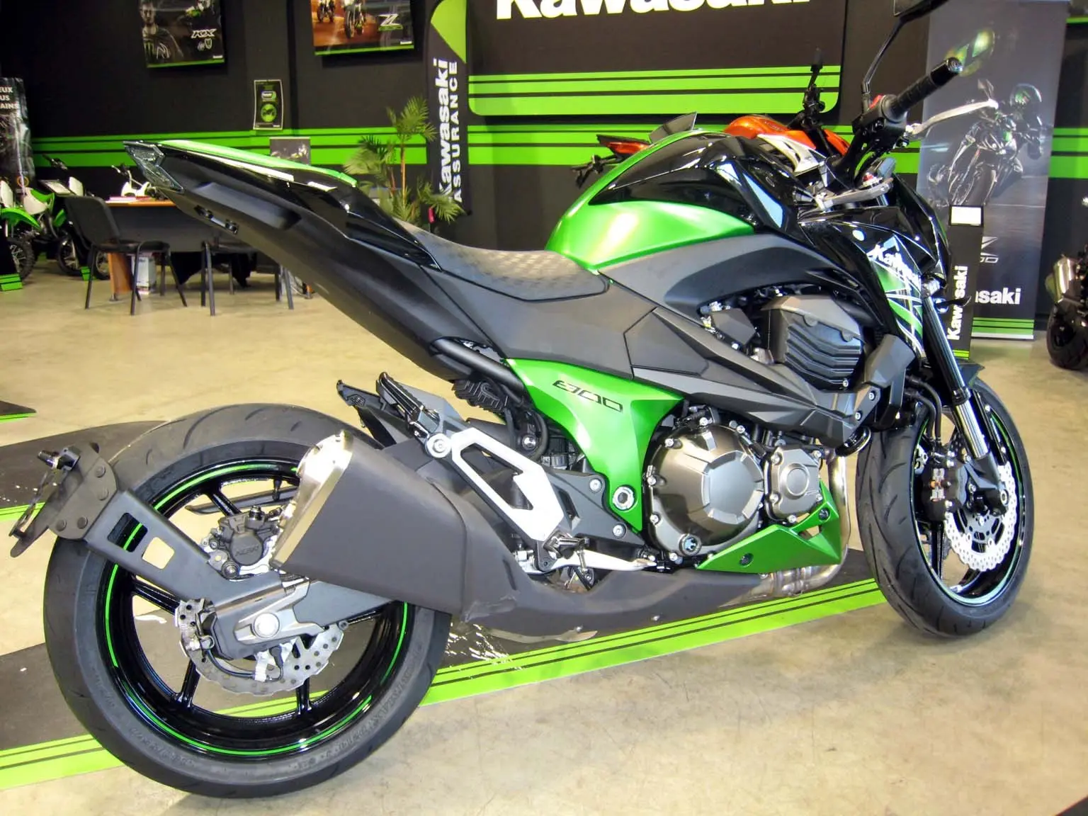 Nummernschildträger ACCESS DESIGN Kawasaki Z 750 / Z 800 2007-2016