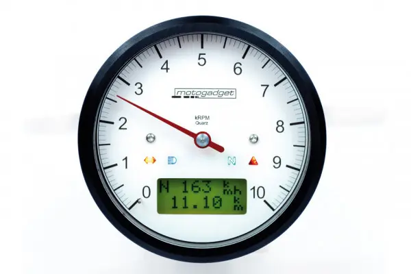 Motogadget Motoscope Classic 10 타코미터 0-10,000 RPM