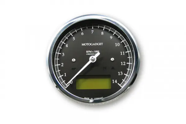 Compte-tours MOTOGADGET Chronoclassic 0-14000 tr/min écran LCD vert