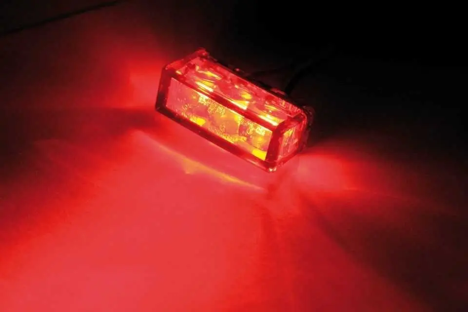 LED baglygte CUBE H røget BRAZOLINE — 2. billede