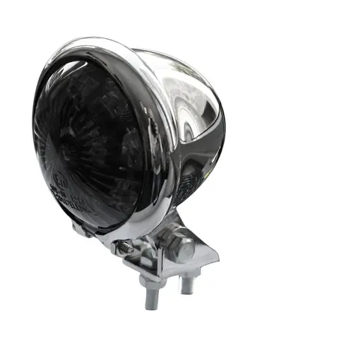 LED-Rückleuchte Bates Style getönt chrom Brazoline