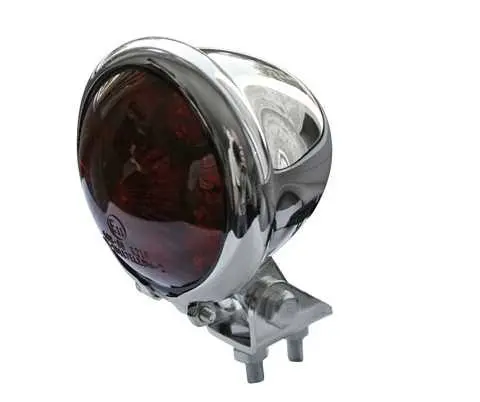 Bates Style Chrom LED Rücklicht Brazoline
