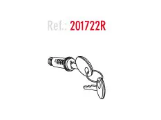 Serrure pour top case Shad