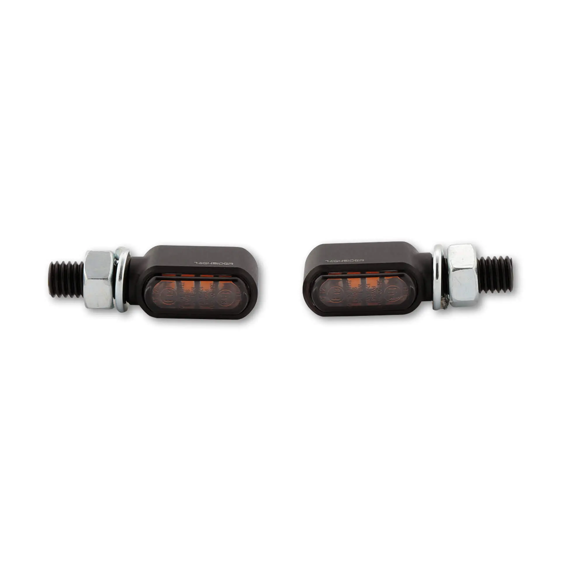 Clignotant LITTLE BRONX LED Aluminium Noir HIGHSIDER — vue 2
