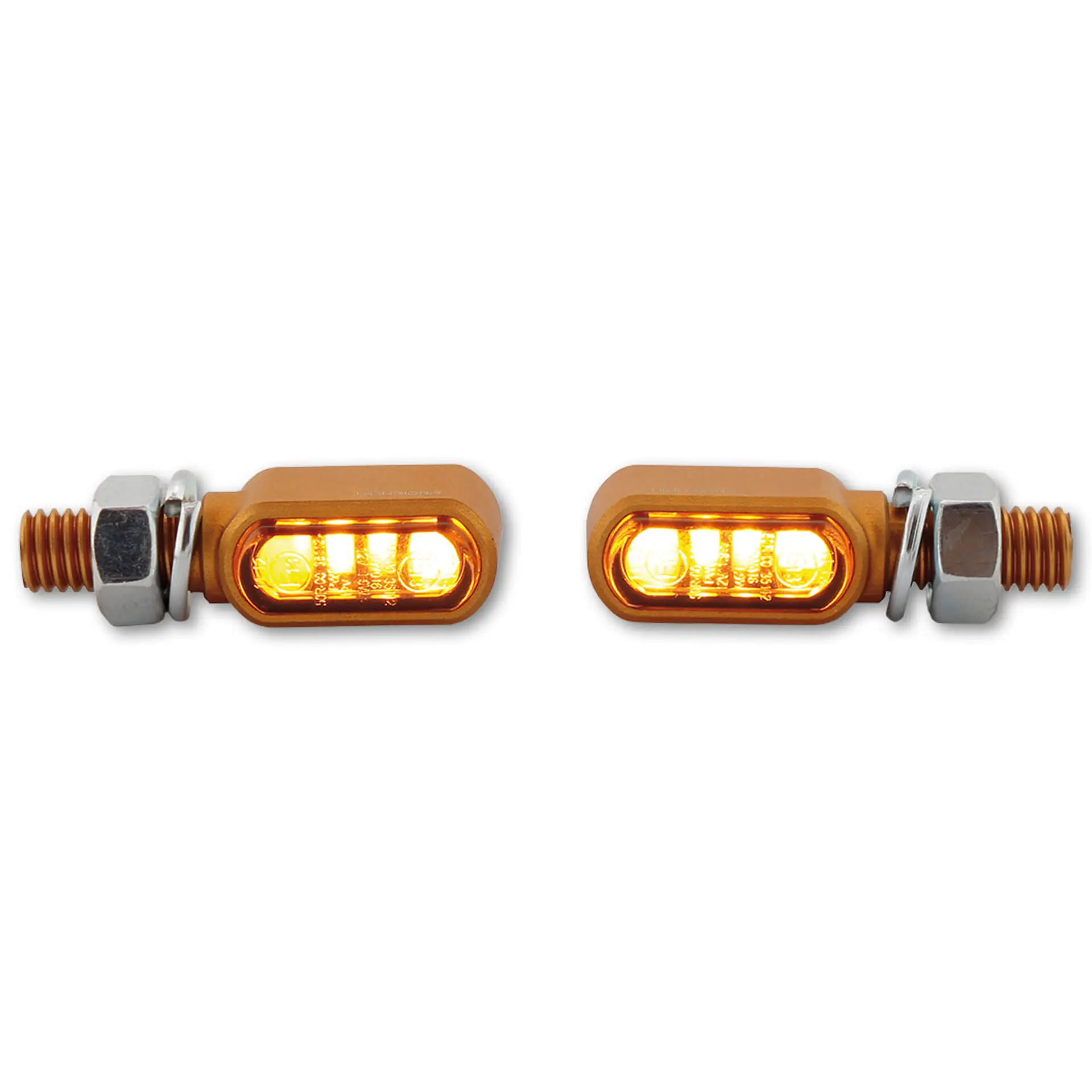Clignotant LITTLE BRONX LED Aluminium Or HIGHSIDER