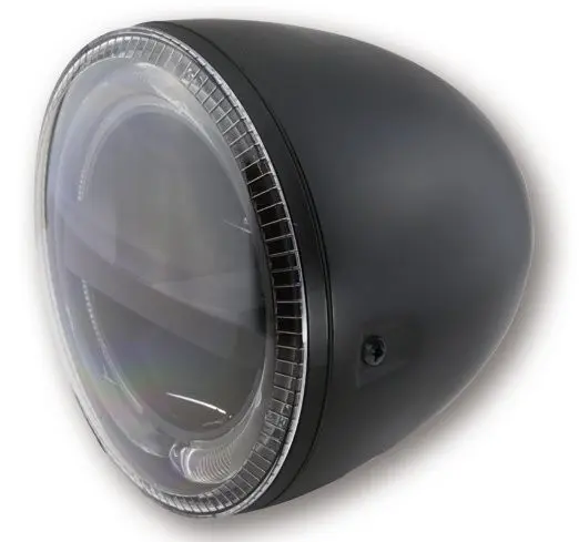 Farol adicional LED CIRCLE 5 3/4 polegadas preto HIGHSIDER — vista 2