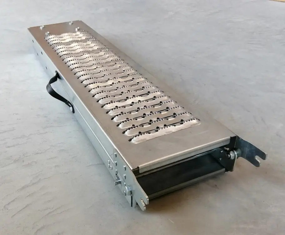 Faltbare Stahlrampe 250 kg BRAZOLINE mit Griff — Ansicht 2