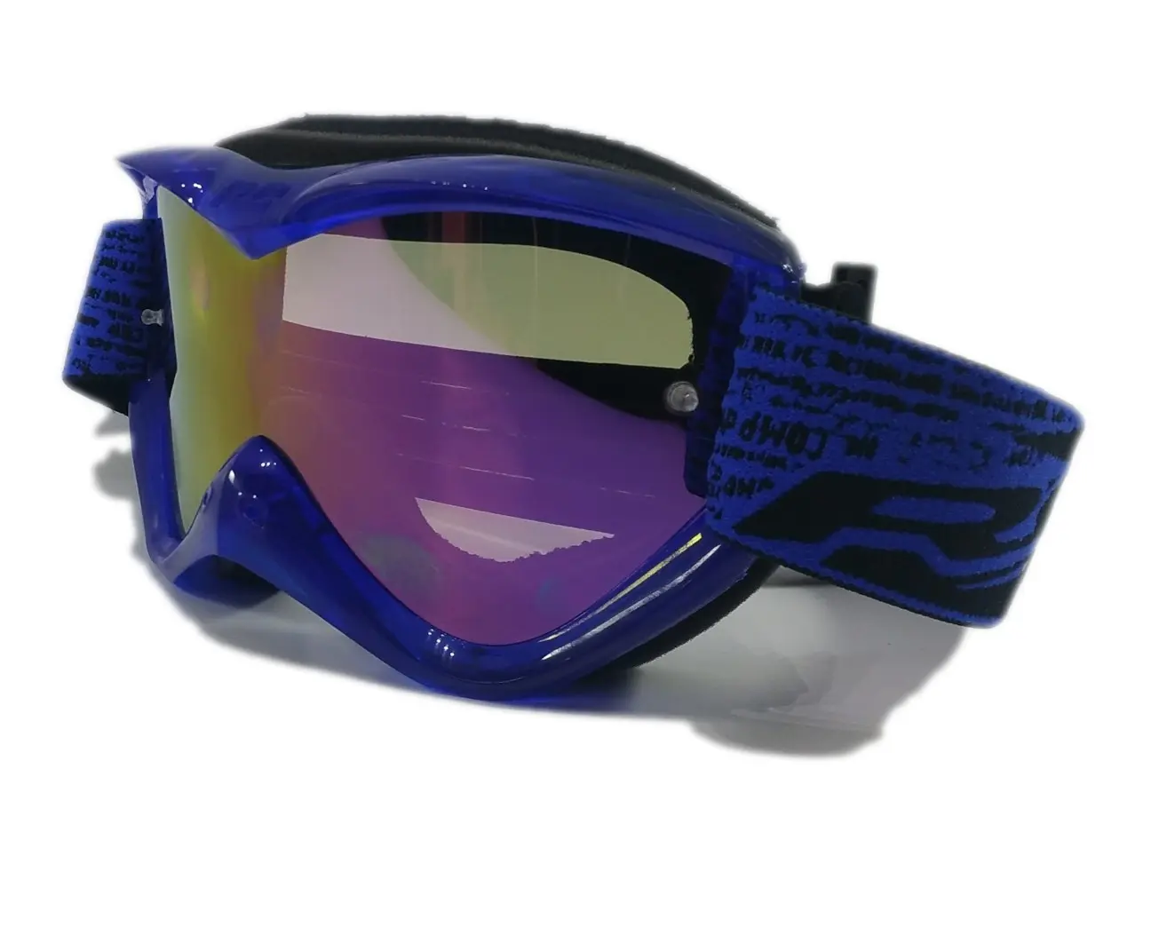 Paar Cross-Brillenmaske Brazoline blau