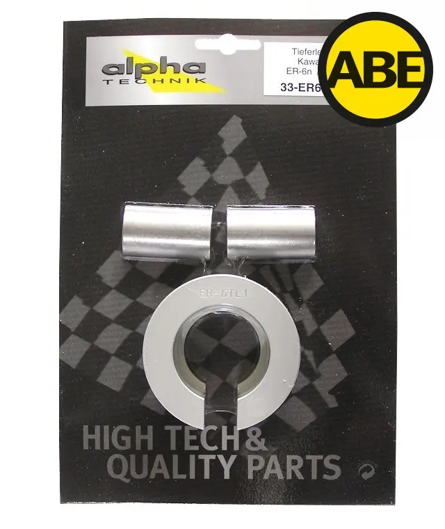 Kit de rabaissement Kawasaki ER6n/ER6f ER650A/EX650A 2005+ ALPHA TECHNIK