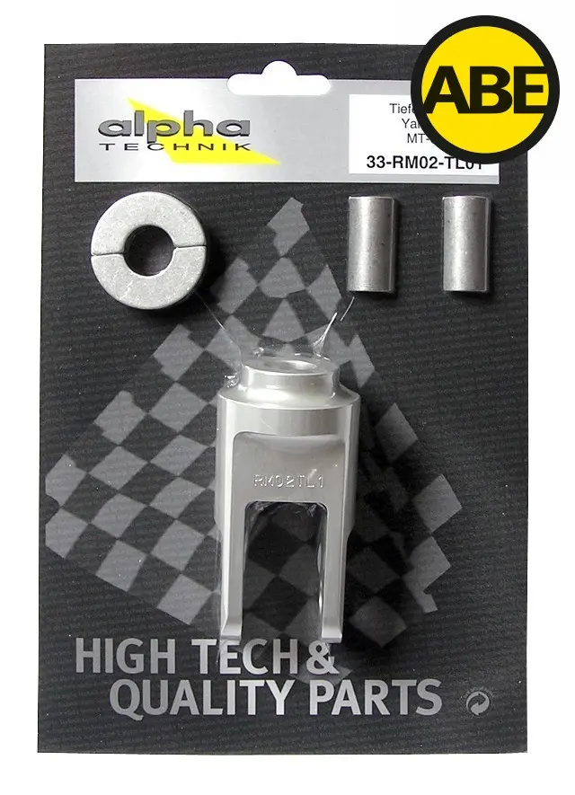 Kit de rabaissement Yamaha MT03 RM02 2006+ Alpha Technik