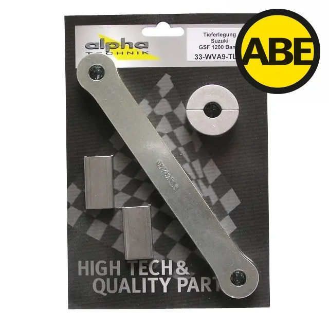 Kit de rabaissement ALPHA TECHNIK Suzuki GSF1200 Bandit WVA9 2001-2005