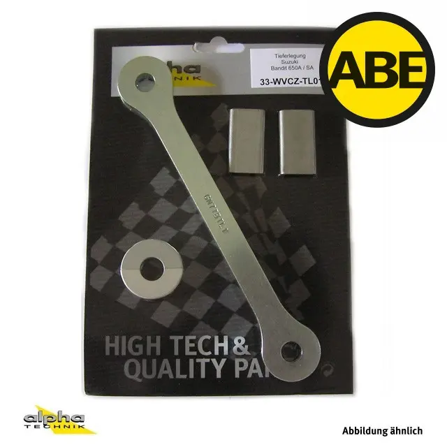 Kit de rabaissement Suzuki GSF Bandit 650A/SA WVCZ (2009-2015) Alpha Technik