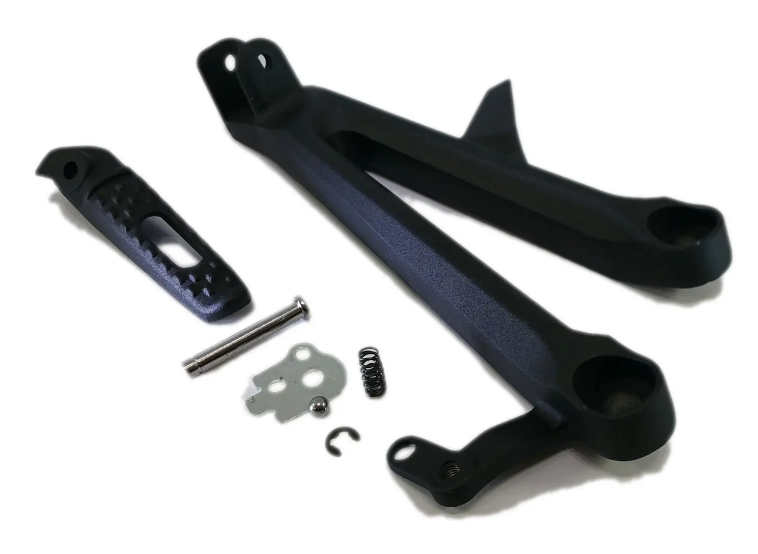 Satz Fußrastenplatte rechts hinten CBR 1000 RR 04/07 Brazoline