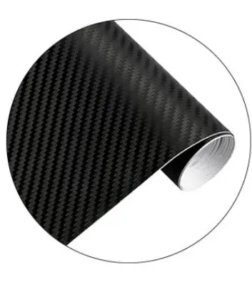 Rolle Aufkleber-Folie Kohlefaser-Optik matt schwarz Brazoline
