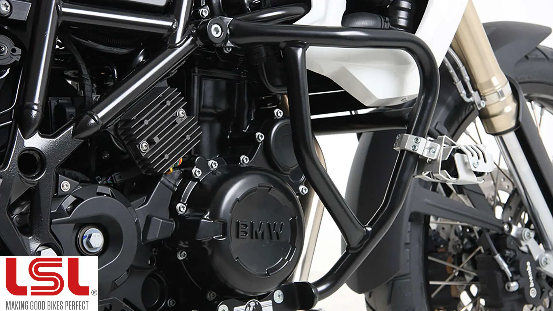 LSL Barres de protection moteur F 650 GS Twin / F 700 GS / F 800 GS / Husqvarna Nuda 900 2012- noir