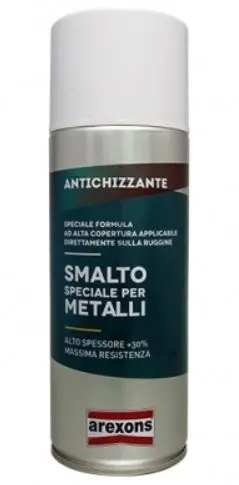 Спрей боя специална за метали Червен трафик блестящ RAL 3020 400 ml AREXONS