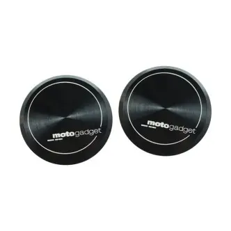 Paire de caches-extrémités MOTOGADGET pour mo.grip alu CNC noir