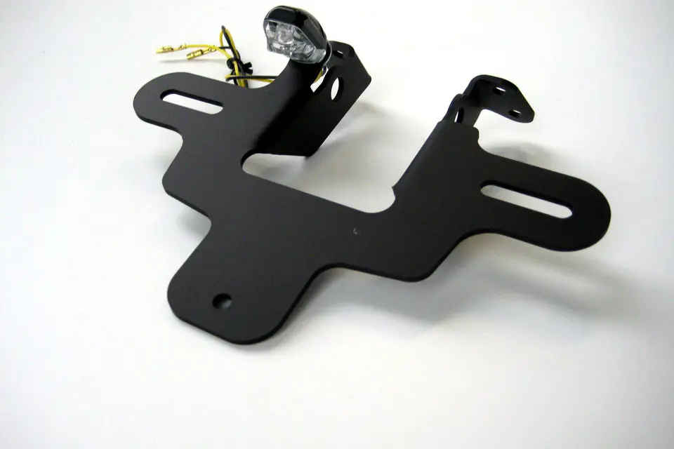 LSL Support de plaque universel avec feu arrière