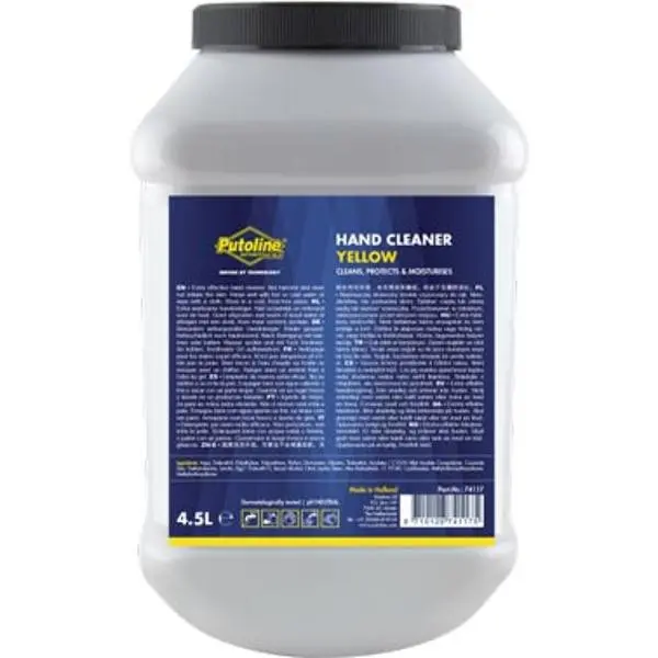 Savon nettoyant mains Putoline jaune parfum citron 4,5 L