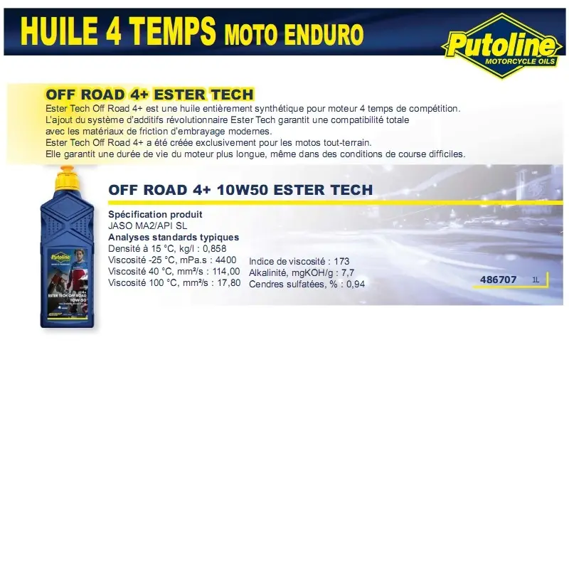 انجن آئل Putoline 10W50 ester tech 1L — 2 ویو