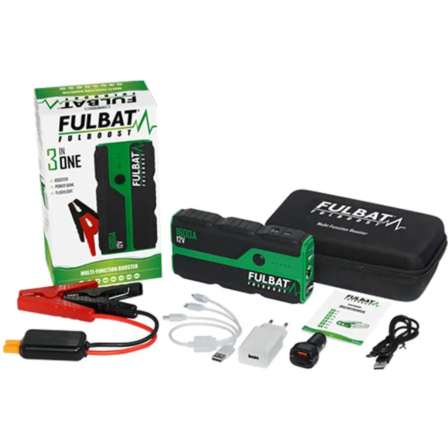 Starthilfe-Ladegerät Fulbat Fulboost 2 12V für alle Batterien