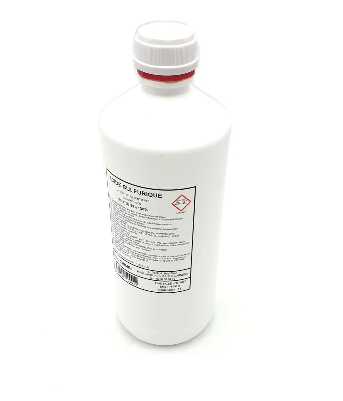 Acide à batterie Brazoline bidon 1 litre