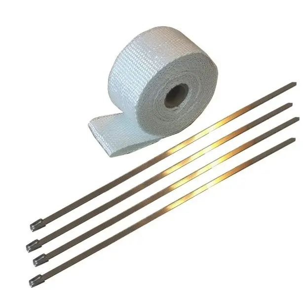 Auspuff-Isolierband weiß 50 mm Brazoline