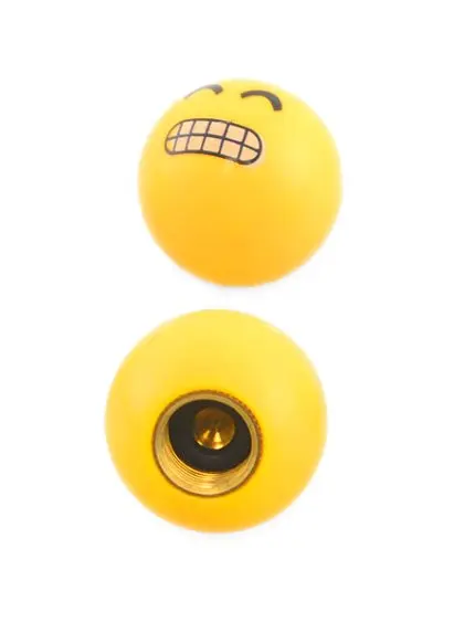 SMILEY BRAZOLINE バルブキャップ ペア