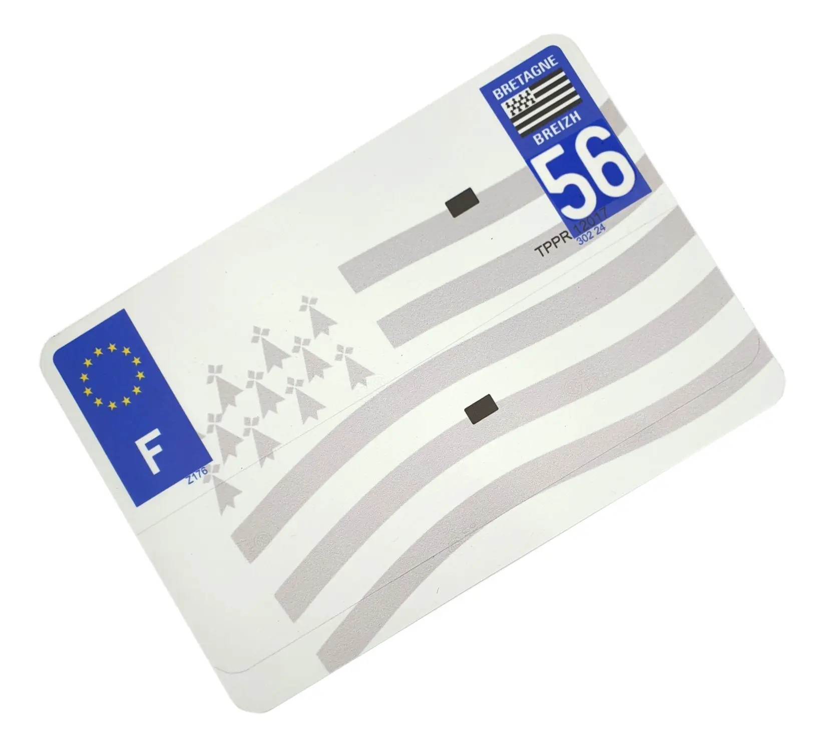 SPM retroreflektierende Folie Bretonische Flagge 210x145 mm Nr. 56