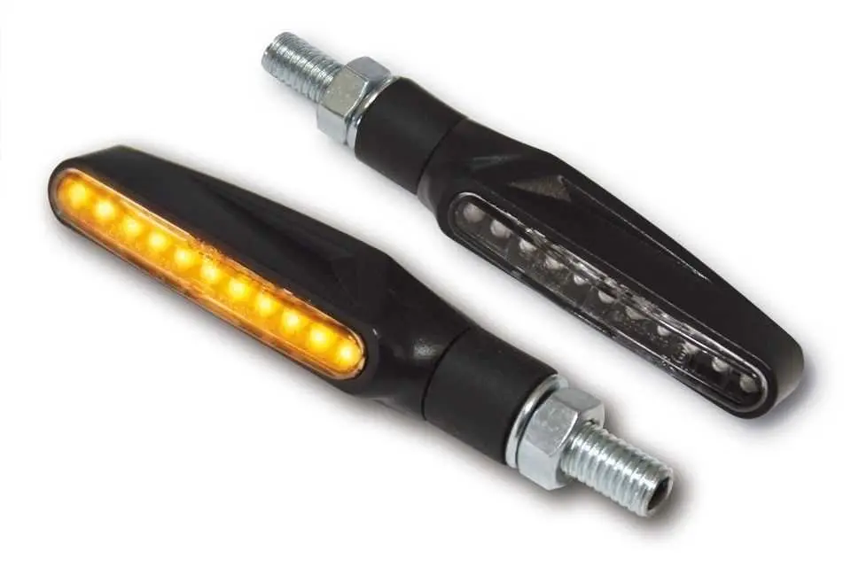 Paar LED-Blinker Stealth schwarz Brazoline