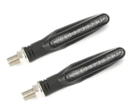 Paar Blinker mit LEDs Furtif schwarz Eco Brazoline