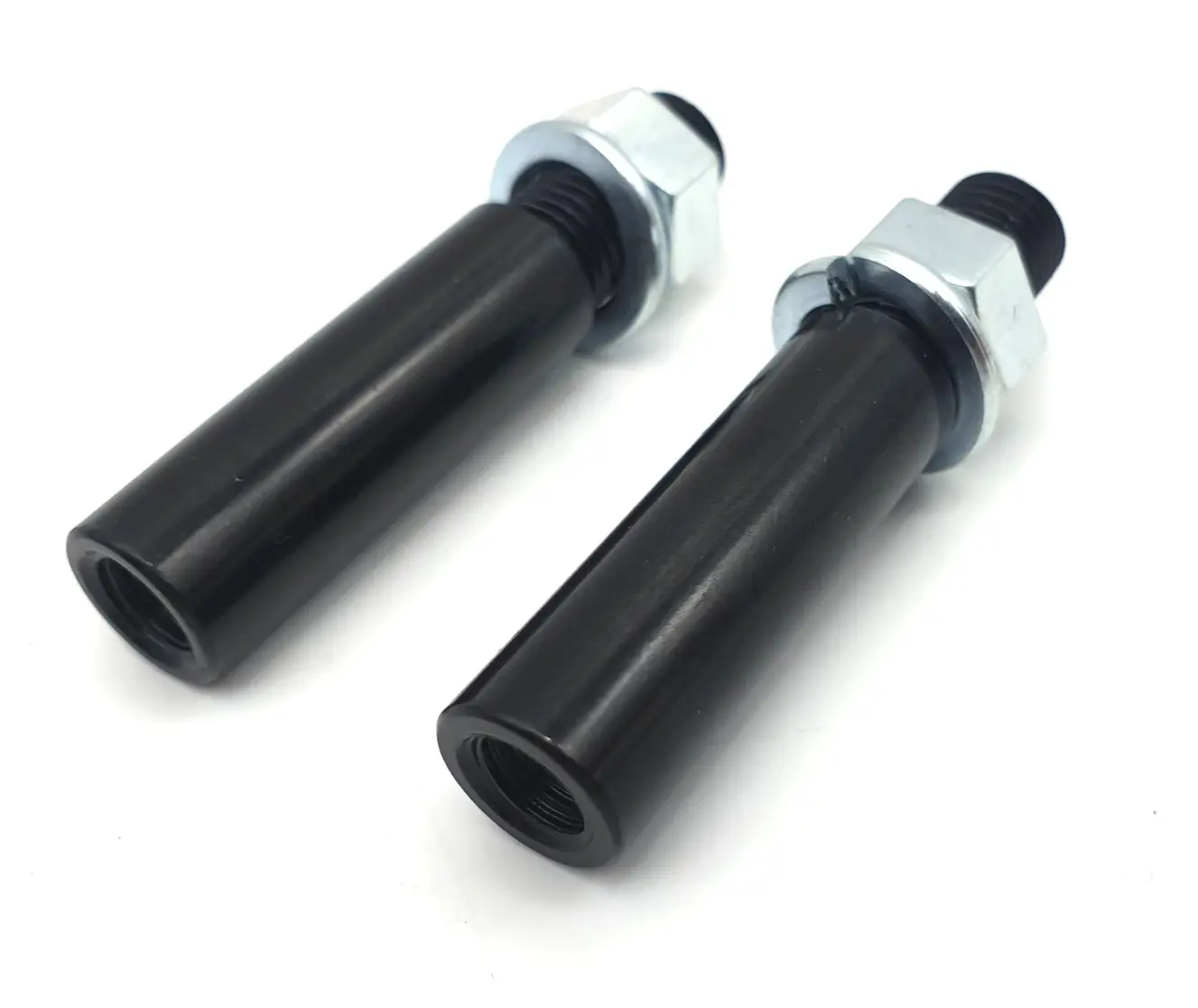 Pair of Black M10/M10 Turn Signal Extensions Brazoline — view 2