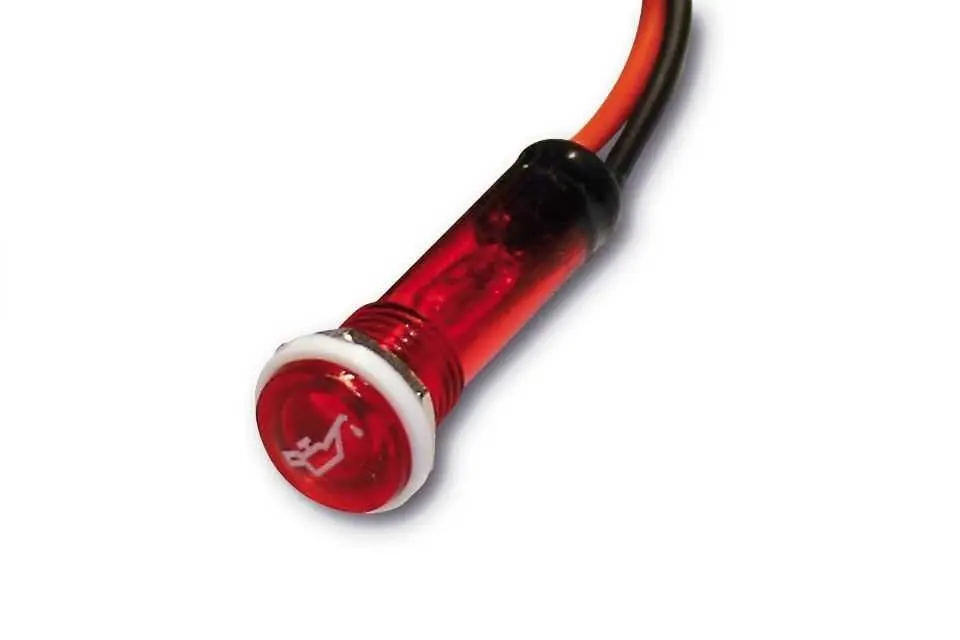 Rotes Öl-Kontrollleuchte Brazoline